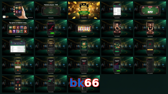 Main screen of Bk66 bet page for PK players